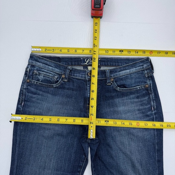 Lucky Brand Jeans Sweet N Low Bootcut Flare 31x29 Womens 8/29 Pink Stitching - Picture 5 of 10